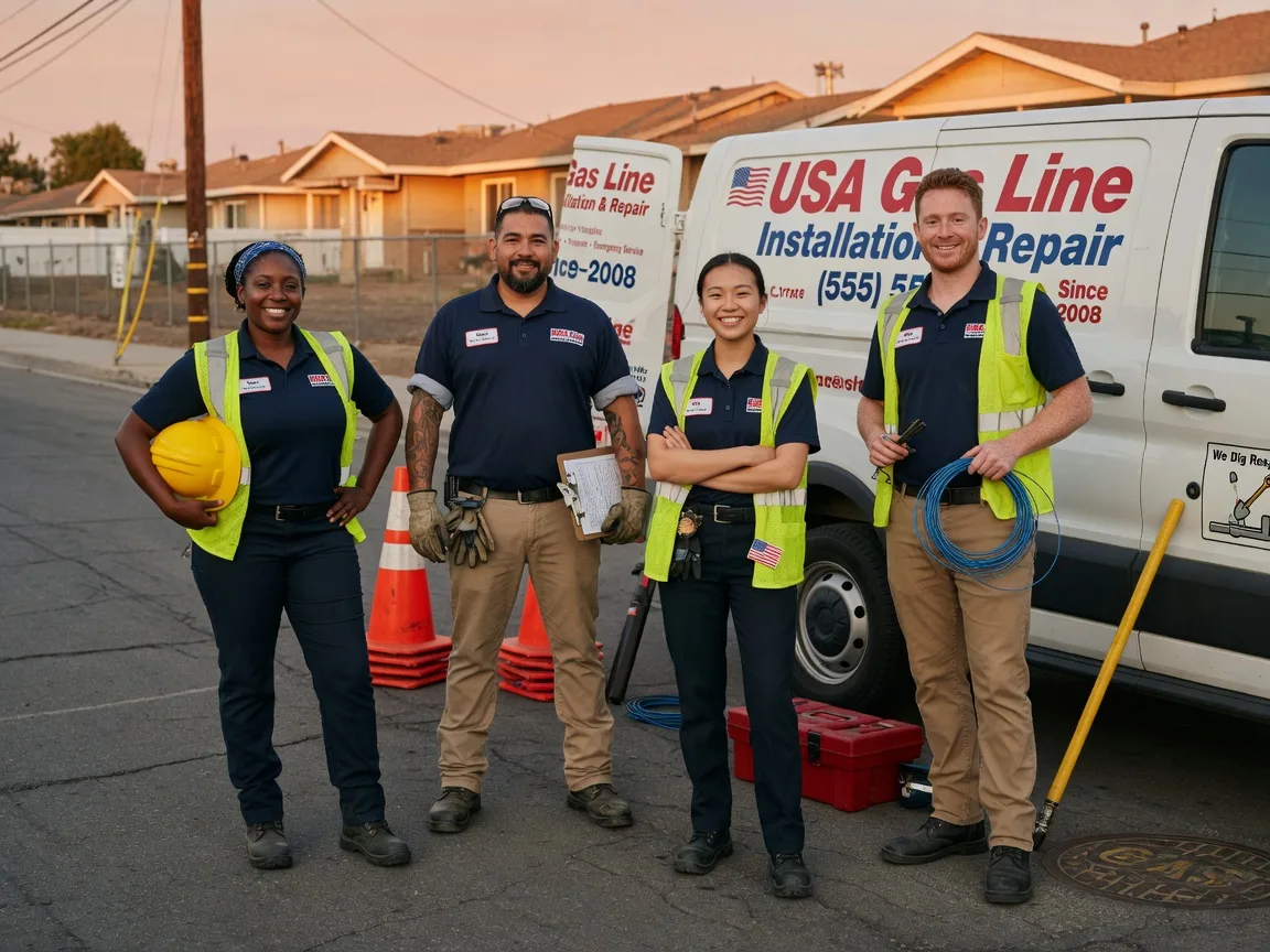 Gas Line Installation company in Huxley, IA
